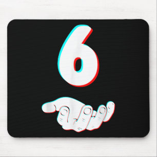 Funny 67 Six Seven Meme Couple Matching Halloween  Mouse Pad