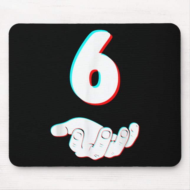 Funny 67 Six Seven Meme Couple Matching Halloween  Mouse Pad (Front)