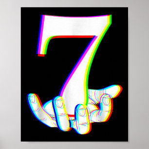 Funny 67 Six Seven Meme Couple Matching Halloween  Poster
