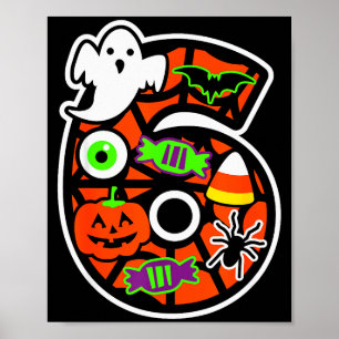 Funny 67 Six Seven Meme Couple Matching Halloween  Poster