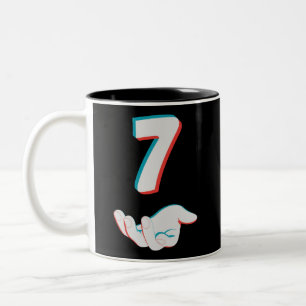 Funny 67 Six Seven Meme Couple Matching  Two-Tone Coffee Mug