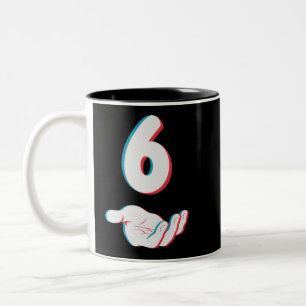 Funny 67 Six Seven Meme Couple Matching Two-Tone Coffee Mug