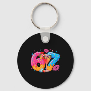 Funny 67 six seven meme summer vacation ice cream key ring