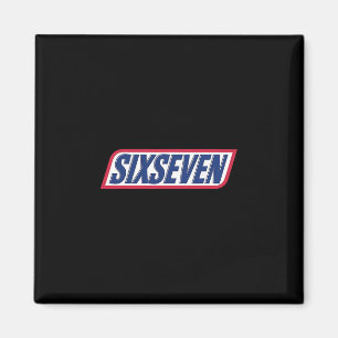 Funny 67 Six Seven Meme T-tee For Humor Lovers Magnet
