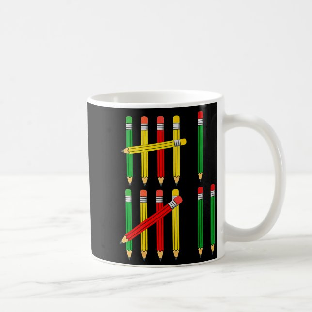 Funny 67 Tally Marks Math For Teachers Students Si Coffee Mug (Right)