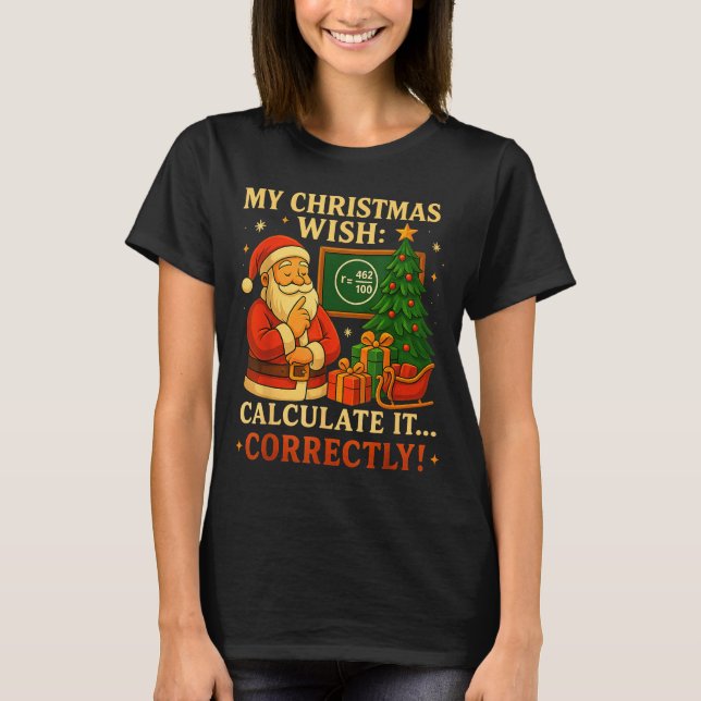 Funny 67 Tee Christmas Math 67 Meme – 6 7 Teacher  (Front)