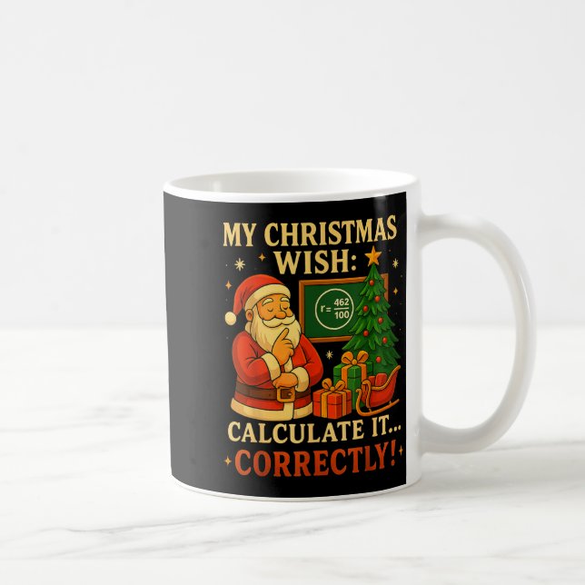 Funny 67 Tee Christmas Math 67 Meme – 6 7 Teacher  Coffee Mug (Right)