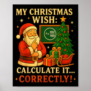 Funny 67 Tee Christmas Math 67 Meme – 6 7 Teacher  Poster