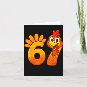 Funny 67 Thanksgiving Meme Turkey Six Seven Costum Card