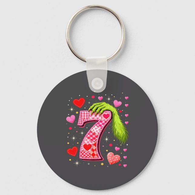 Funny 67 Valentine Meme Couple Matching Love  Key Ring (Front)