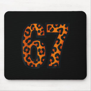 Funny 67 Wild Safari Pattern Leopard Mouse Pad