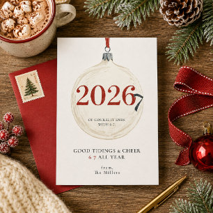Funny 6 7 All Year 2026 Christmas Postcard