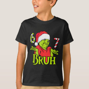 Funny 6 7 Bruh Merry Christmas Santa 67 Meme Men W T-Shirt
