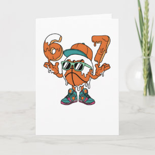 Funny 6 7 Drippy Six Seven 67 Baseketball Street Card