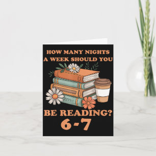 Funny 6-7 Englieacher 67 Meme Reading  Card