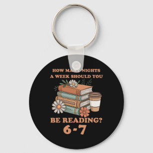 Funny 6-7 English Teacher 67 Meme Reading _1  Key Ring