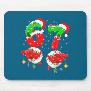 Funny 6 7 Meme 67 Gen Alpha 6 7 Hands Family Kids Mouse Pad