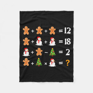 Funny 6 7 Meme Christmas Order Of Operations Math Fleece Blanket