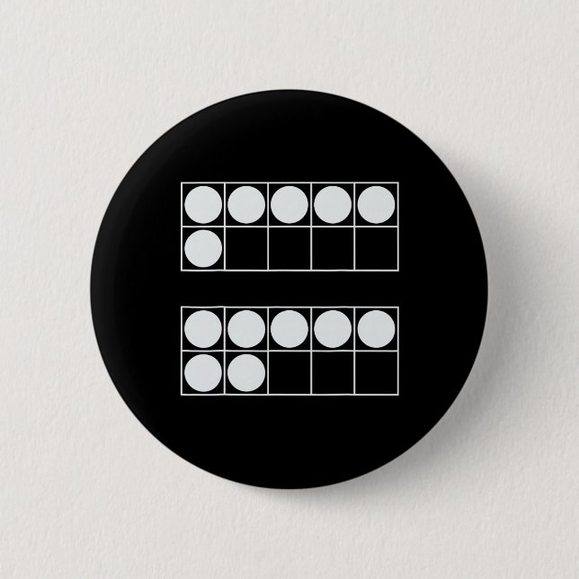 Funny 6 7 Number Math Teachers Students Six Seven  Cm Round Badge (Front)