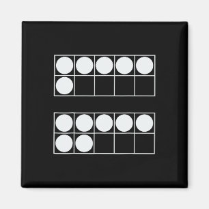 Funny 6 7 Number Math Teachers Students Six Seven  Magnet