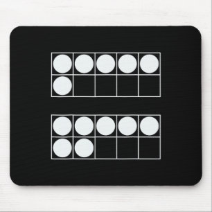 Funny 6 7 Number Math Teachers Students Six Seven Mouse Pad