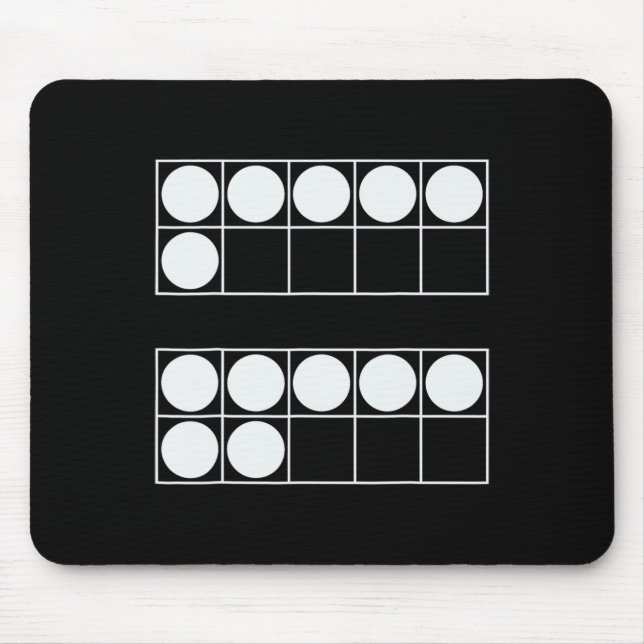 Funny 6 7 Number Math Teachers Students Six Seven  Mouse Pad (Front)