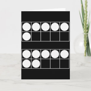 Funny 6 7 Number Teachers Students Six Seven Meme Card