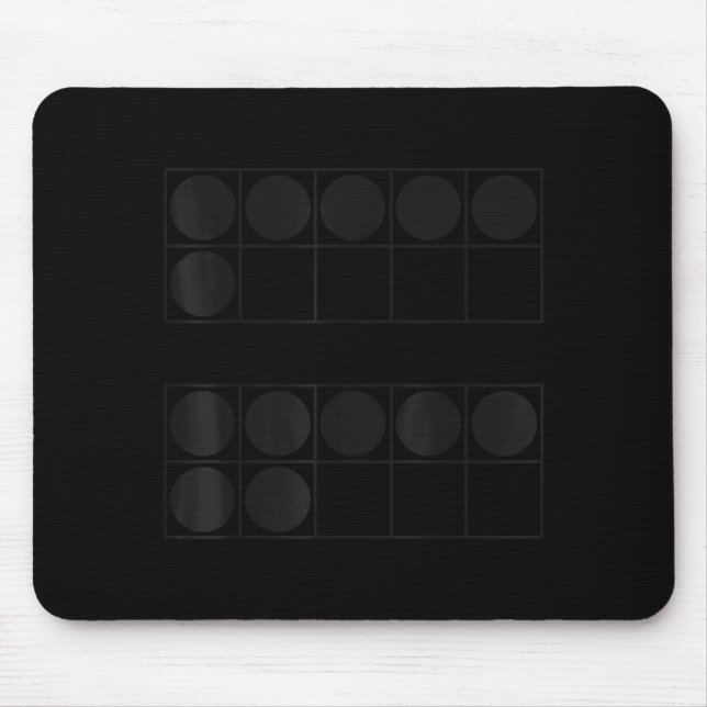 Funny 6 7 Number Teachers Students Six Seven Meme  Mouse Pad (Front)