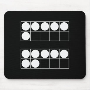 Funny 6 7 Number Teachers Students Six Seven Meme  Mouse Pad