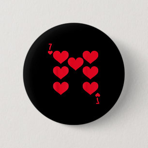 Funny 6 7 Of Hearts Matching 67 Meme Couple Valent 6 Cm Round Badge