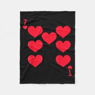Funny 6 7 Of Hearts Matching 67 Meme Couple Valent Fleece Blanket