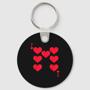 Funny 6 7 Of Hearts Matching 67 Meme Couple Valent Key Ring