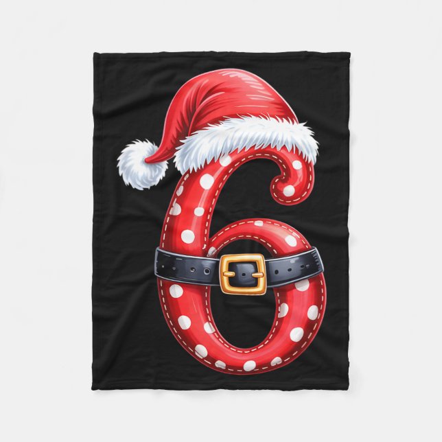 Funny 6 7 Six Seven Meme Couple Matching Christmas Fleece Blanket (Front)