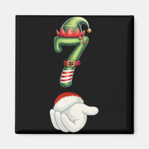 Funny 6 7 Six Seven Meme Couple Matching Christmas Magnet