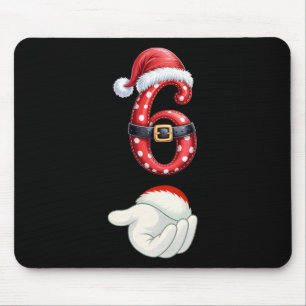 Funny 6 7 Six Seven Meme Couple Matching Christmas Mouse Pad