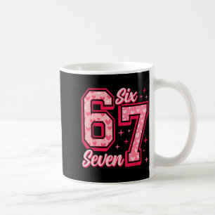 Funny 6 7 Six Seven Meme Saying Valentine Couple M Coffee Mug