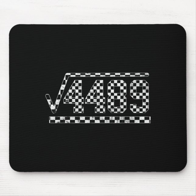 Funny 6 7 Square Root Of 4489 Slang Math Teacher  Mouse Pad (Front)