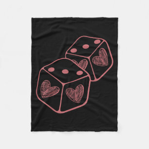 Funny 6 7 Valentine Couples Matching Love Heart Pl Fleece Blanket