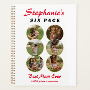 ♥ Funny 6 Pack Mum Bod Six Photos Best Mum Ever Planner