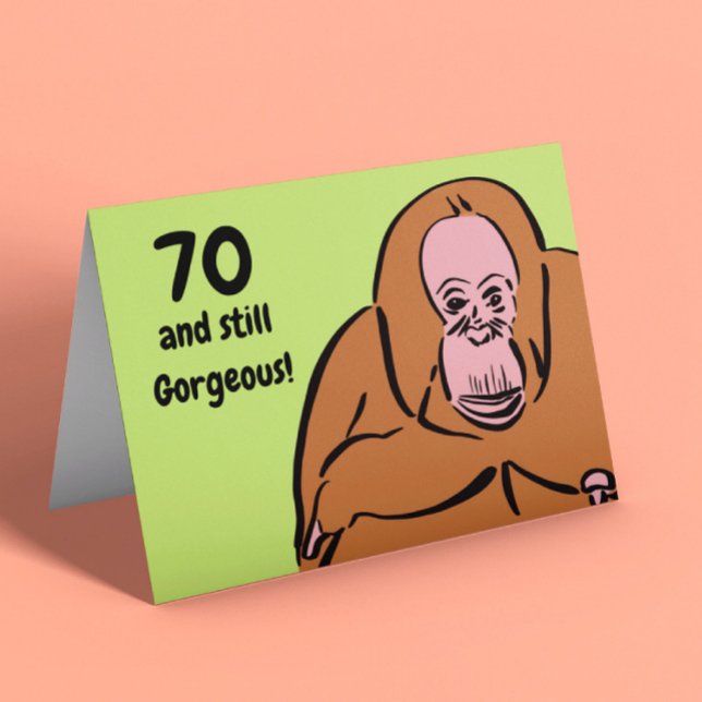 Funny 70th Birthday  Card (Creator Uploaded)