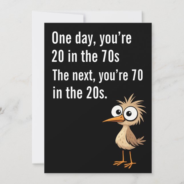 Funny 70th Birthday Card 70th Birthday Card Dad  (Front)