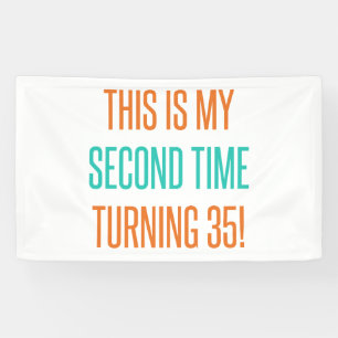Funny 70th Birthday For Women Banner