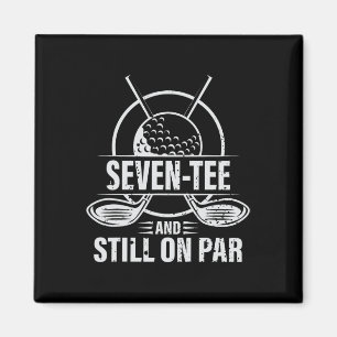 Funny 70th Birthday Golf Pun Golfing 70 Year Old G Magnet