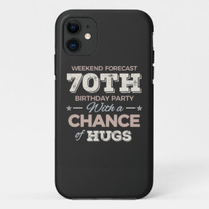 Funny 70th birthday sayings Case-Mate iPhone case