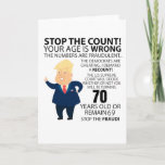 Funny 70th Year Birthday Present Happy Birth year Card<br><div class="desc">Apparel best for men,  women,  ladies,  adults,  boys,  girls,  couples,  mom,  dad,  aunt,  uncle,  him & her,  Birthdays,  Anniversaries,  School,  Graduations,  Holidays,  Christmas</div>