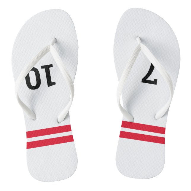 Funny 7-10 Split Bowling Pins | Bowling Shoes Jandals (Footbed)