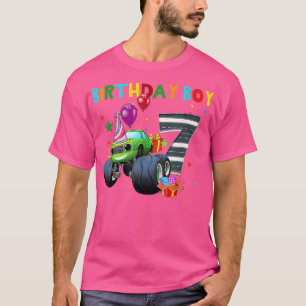 Funny 7th Shirts Monster Truck Birthday Shirt 7 Ye