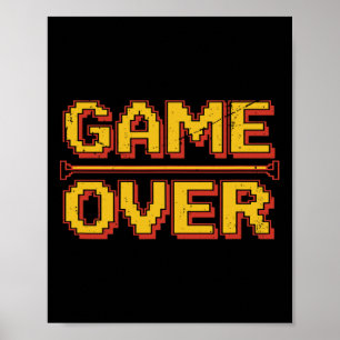 Funny 80s Arcade Retro Nostalgia Gamer Video Game Poster