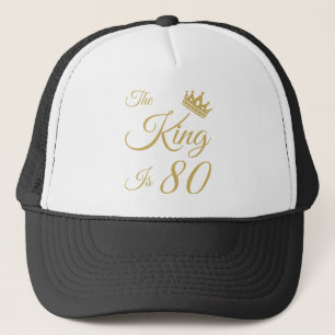 Funny 80th Birthday For Men Trucker Hat