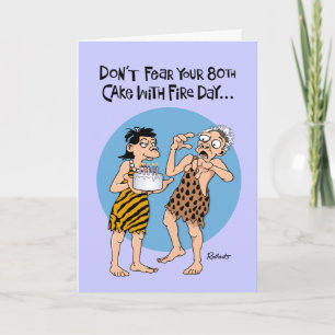 Funny 80th Birthday Greeting Card